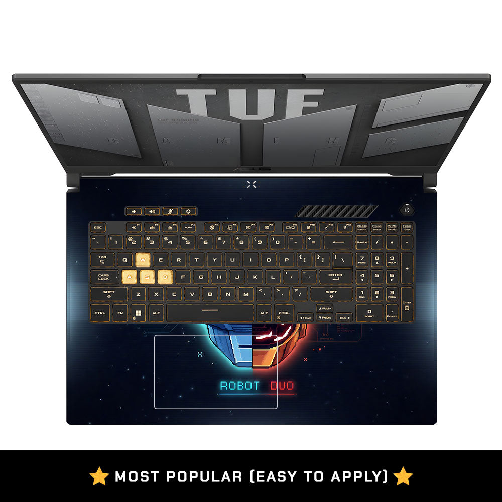Robot Duo Asus TUF Gaming F17 FX707Z 3D Laptop Skin