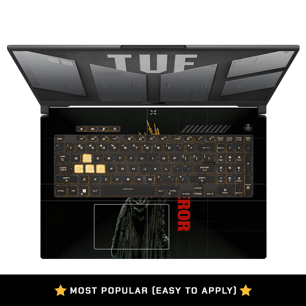 Crowned Conqueror Asus TUF Gaming F17 FX707Z 3D Laptop Skin