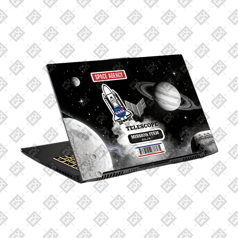 Space Mission NASA Asus TUF Gaming F17 FX707Z 3D Laptop Skin