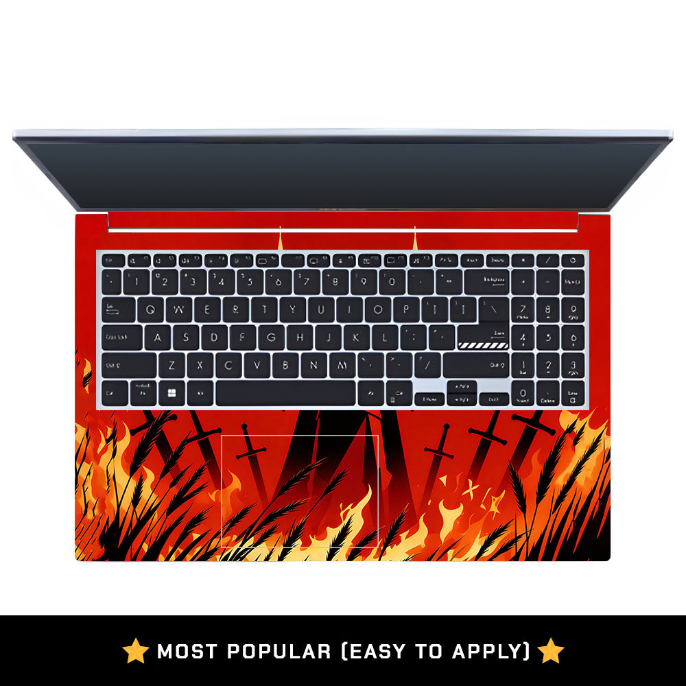 Knight of Flames Asus Vivobook 15 X1502ZA 3D Laptop Skin