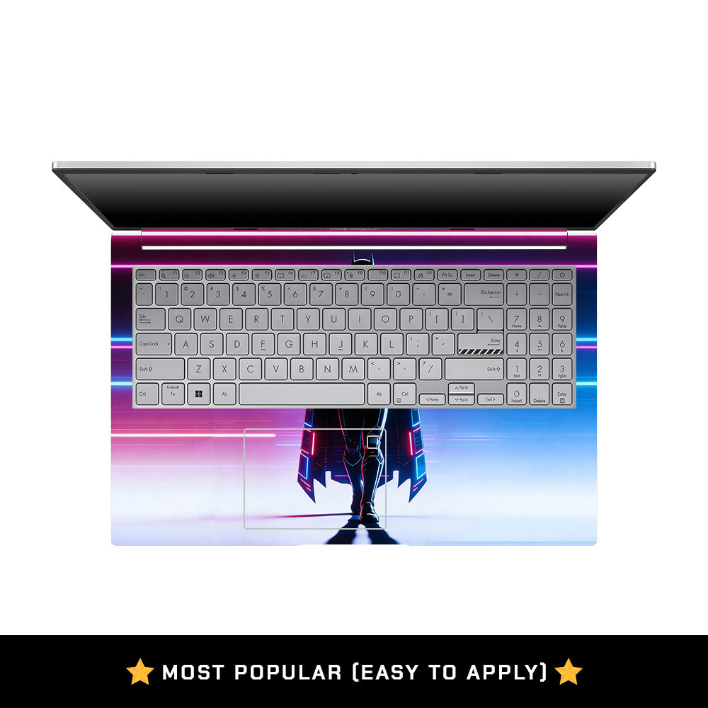 Neon Superhero Streaks Asus VivoBook 15 X1504VA 3D Laptop Skin