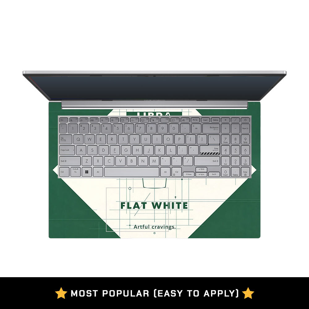 Libra Flat White Asus Vivobook 15 X1504ZA 3D Laptop Skin