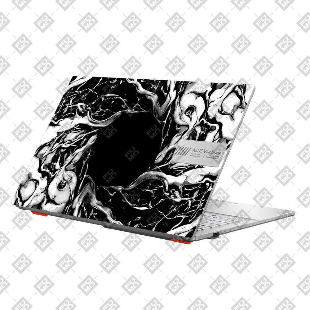 Black Web Hero Asus Vivobook Go 15 E1504G 3D Laptop Skin
