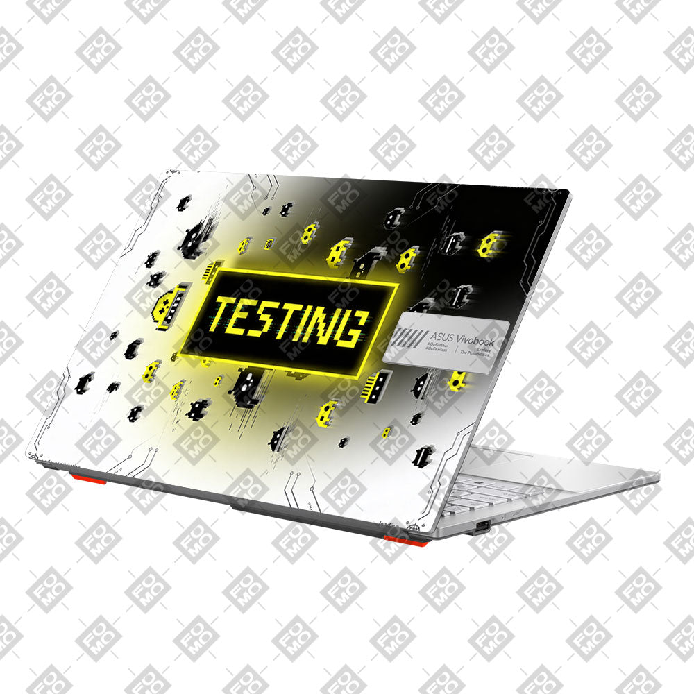Testing Under Attack Asus Vivobook Go 15 E1504G 3D Laptop Skin