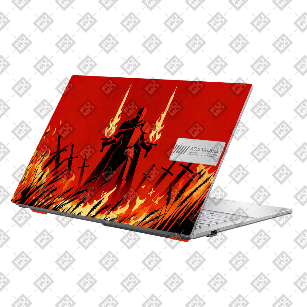 Knight of Flames Asus Vivobook Go 15 E1504G 3D Laptop Skin
