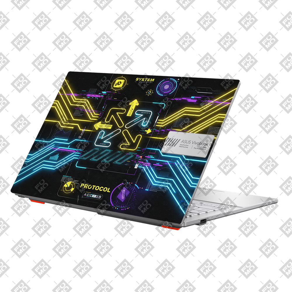 System Protocol Asus Vivobook Go 15 E1504G 3D Laptop Skin
