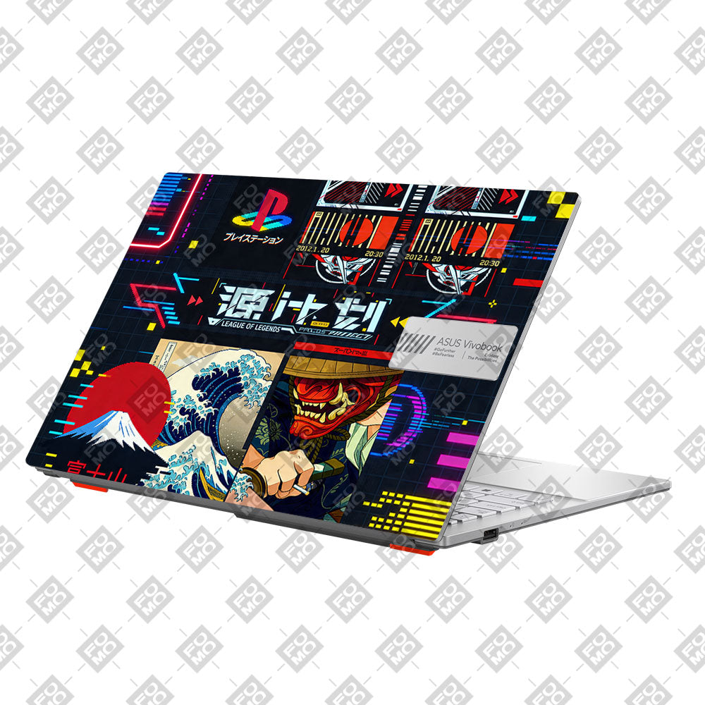 Retro Console Gaming Asus Vivobook Go 15 E1504G 3D Laptop Skin