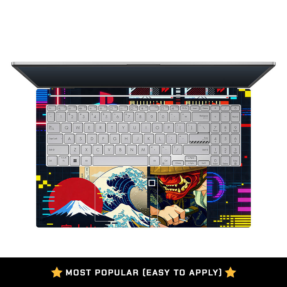 Retro Console Gaming Asus Vivobook Go 15 E1504G 3D Laptop Skin