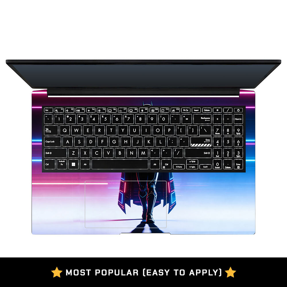 Neon Superhero Streaks Asus Vivobook Pro 15 M6500QC & M6500QH 3D Laptop Skin