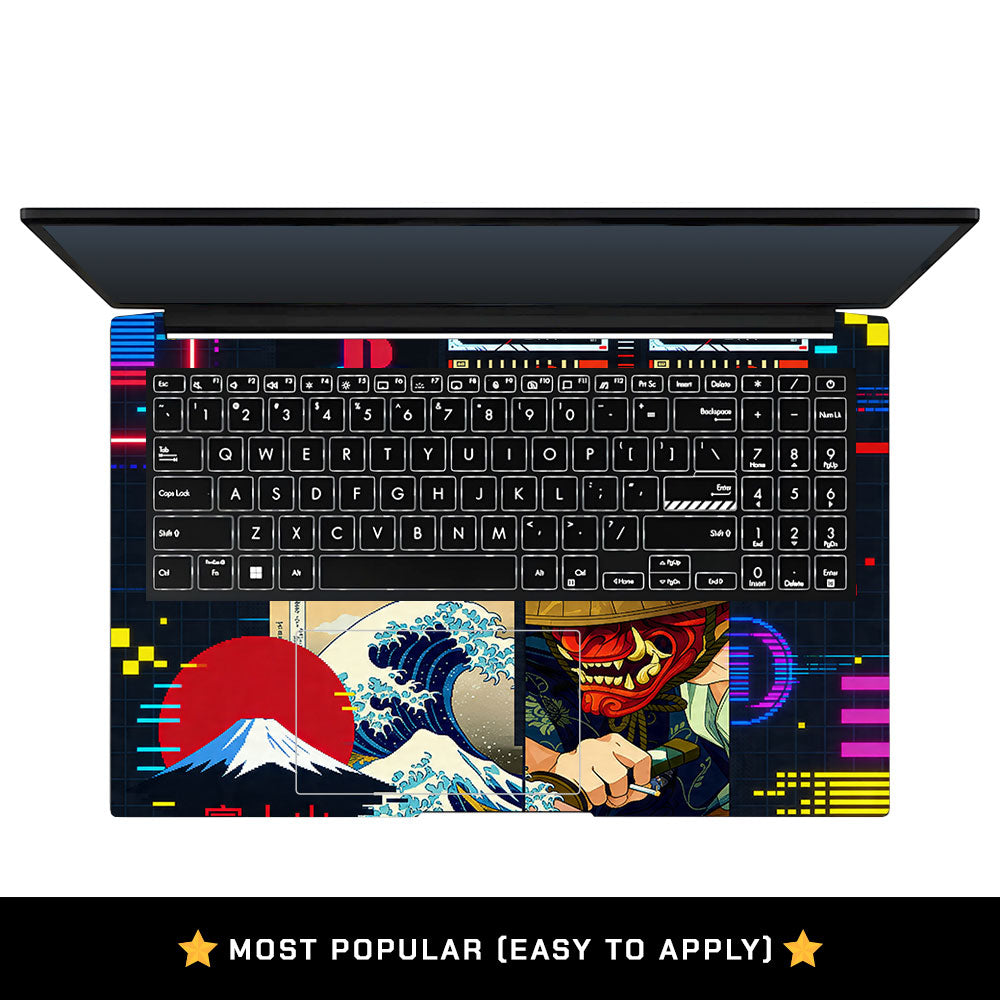 Retro Console Gaming Asus Vivobook Pro 15 M6500QC & M6500QH 3D Laptop Skin