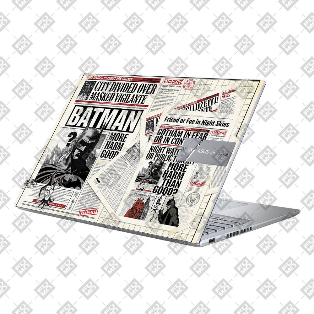Dark City Vigilante Asus Vivobook X1605ZA 3D Laptop Skin