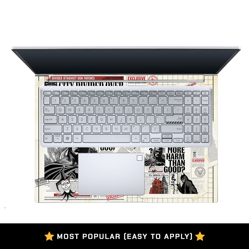 Dark City Vigilante Asus Vivobook X1605ZA 3D Laptop Skin