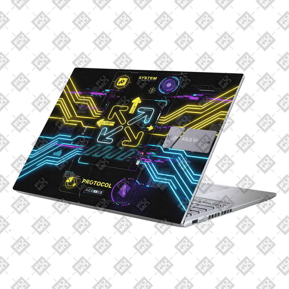 System Protocol Asus Vivobook X1605ZA 3D Laptop Skin