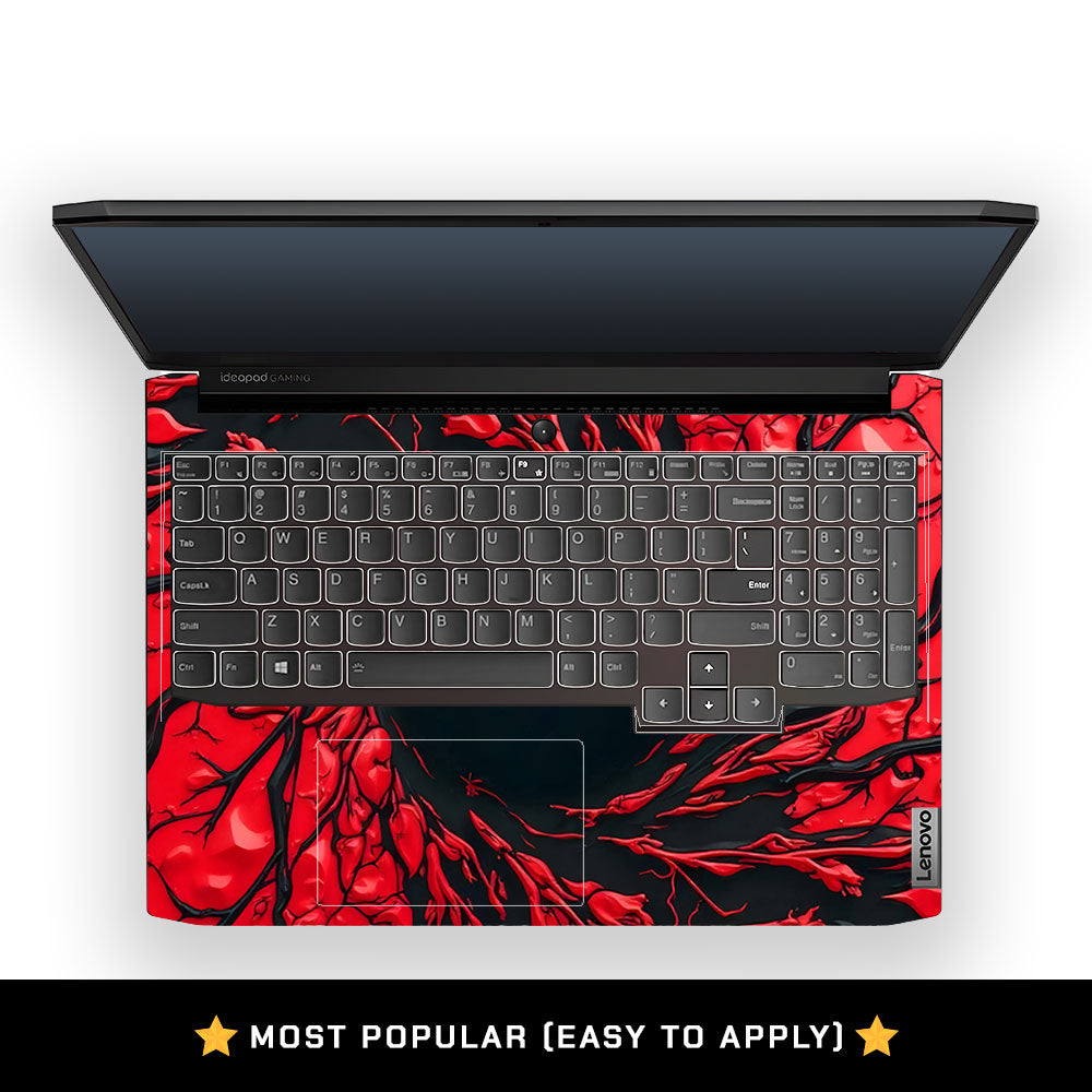 Red Web Hero Lenovo IdeaPad Gaming 3 15ACH6 and 15IHU6 3D Laptop Skin