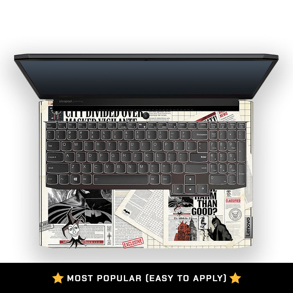 Dark City Vigilante Lenovo IdeaPad Gaming 3 15ACH6 and 15IHU6 3D Laptop Skin