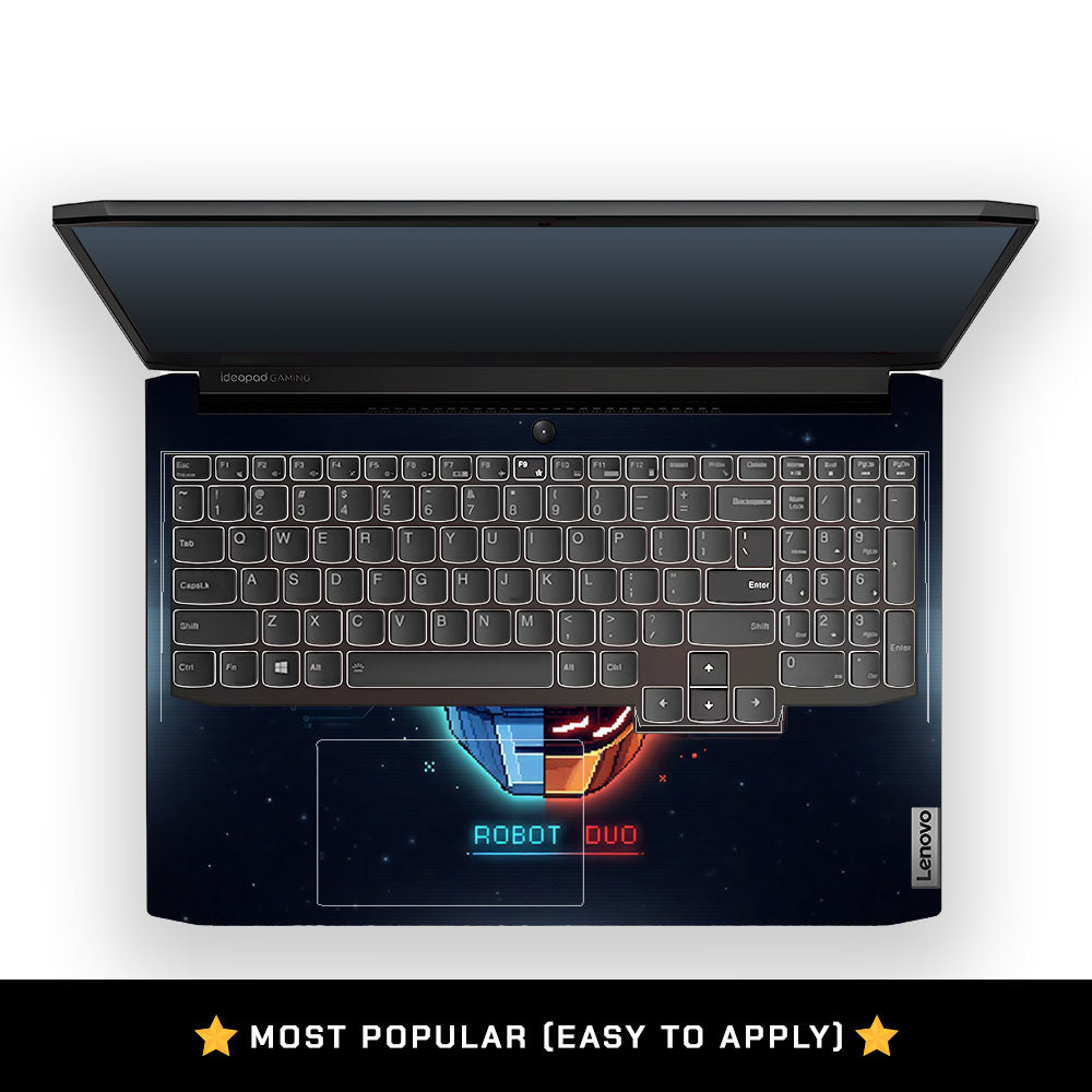 Robot Duo Lenovo IdeaPad Gaming 3 15ACH6 and 15IHU6 3D Laptop Skin