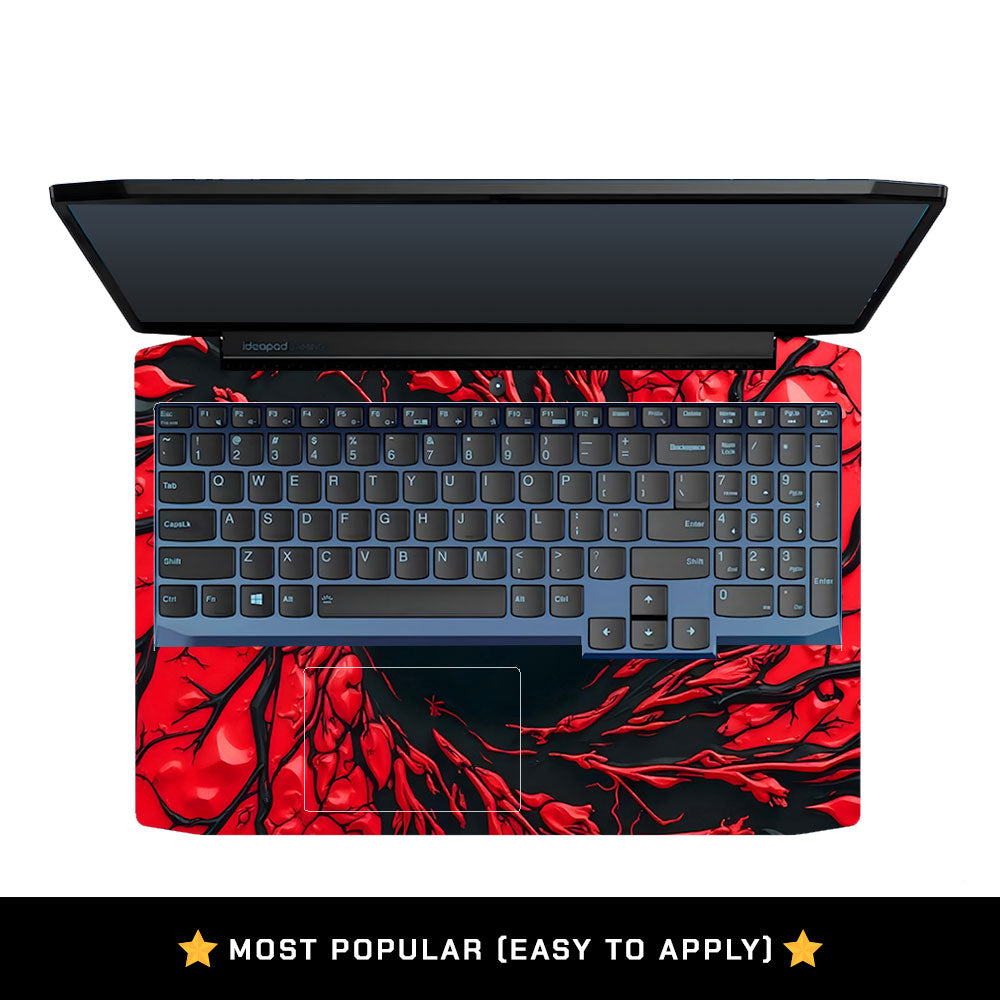 Red Web Hero Lenovo Ideapad Gaming 3 15ARH05 and 15IMH05 3D Laptop Skin