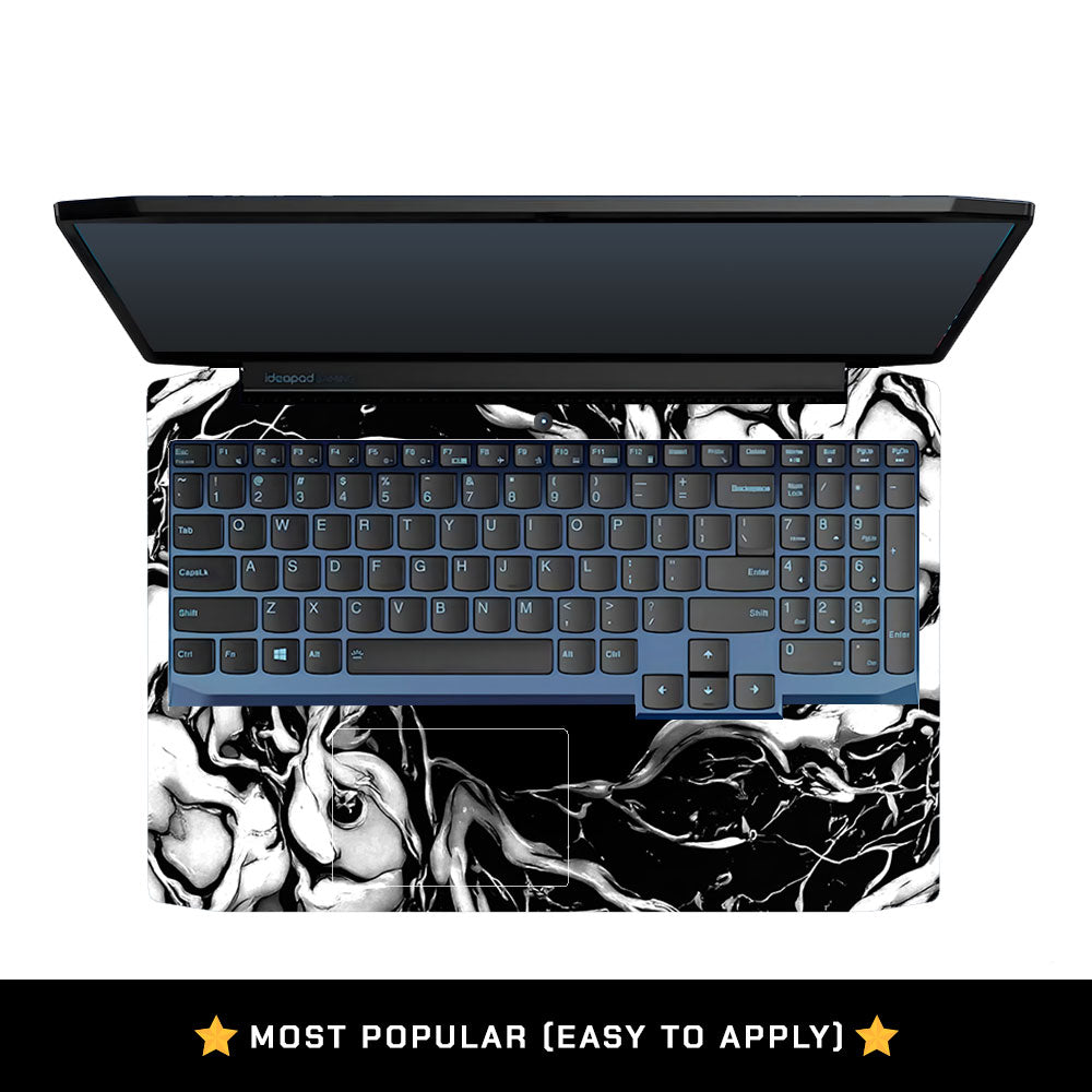 Black Web Hero Lenovo Ideapad Gaming 3 15ARH05 and 15IMH05 3D Laptop Skin