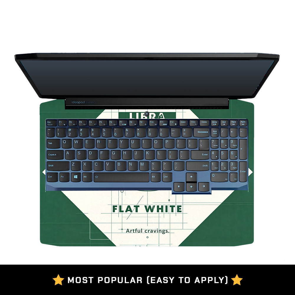 Libra Flat White Lenovo Ideapad Gaming 3 15ARH05 and 15IMH05 3D Laptop Skin