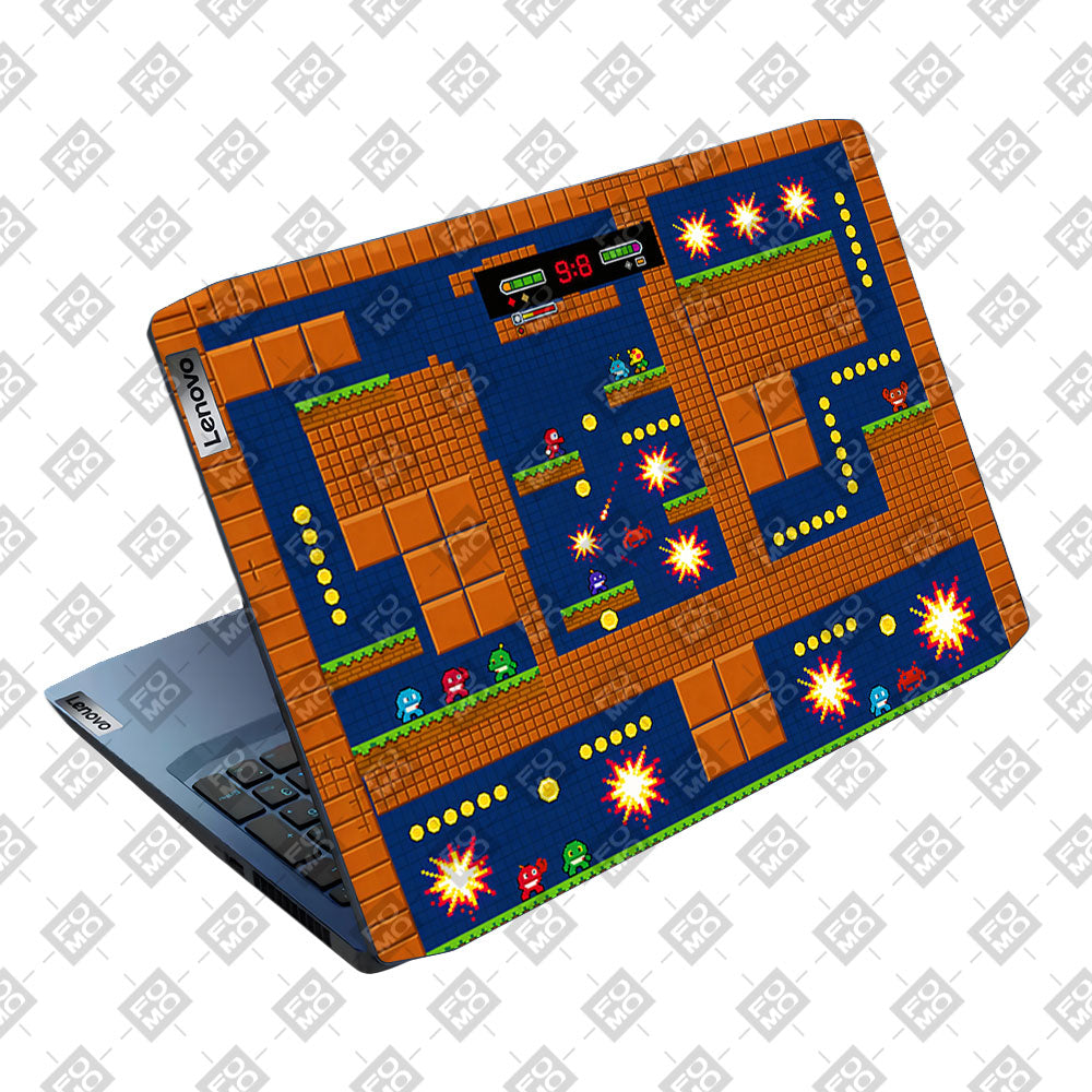 Pixelated Retro Arcade Lenovo Ideapad Gaming 3 15ARH05 and 15IMH05 3D Laptop Skin