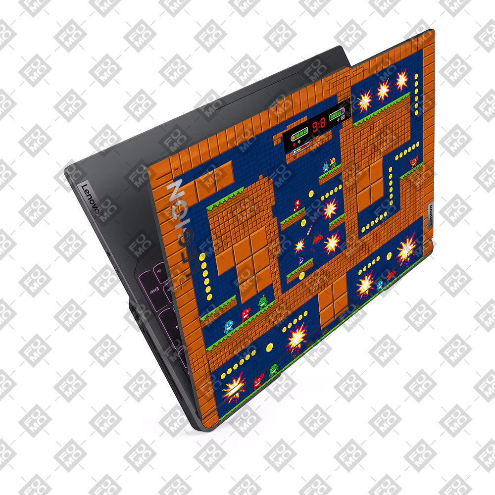 Pixelated Retro Arcade Lenovo Legion 5 Pro 16IRX8 and 16IRX9 3D Laptop Skin