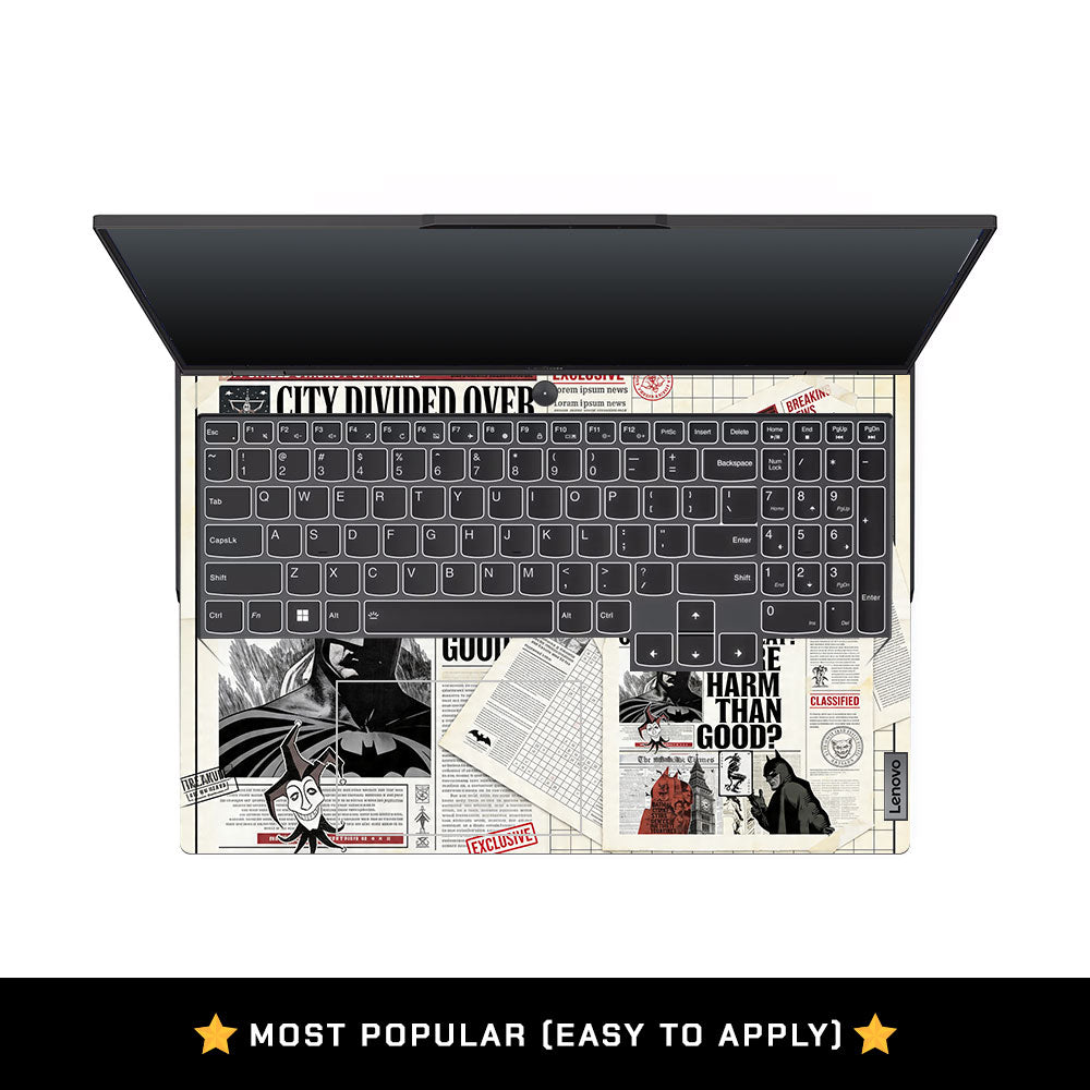Dark City Vigilante Lenovo Legion 5 Pro 16IRX8 and 16IRX9 3D Laptop Skin