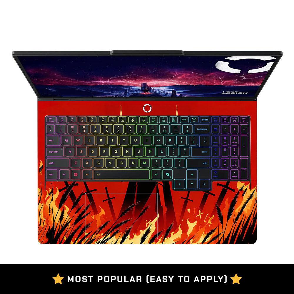 Knight of Flames Lenovo Legion Pro 5 16AFR10 3D Laptop Skin