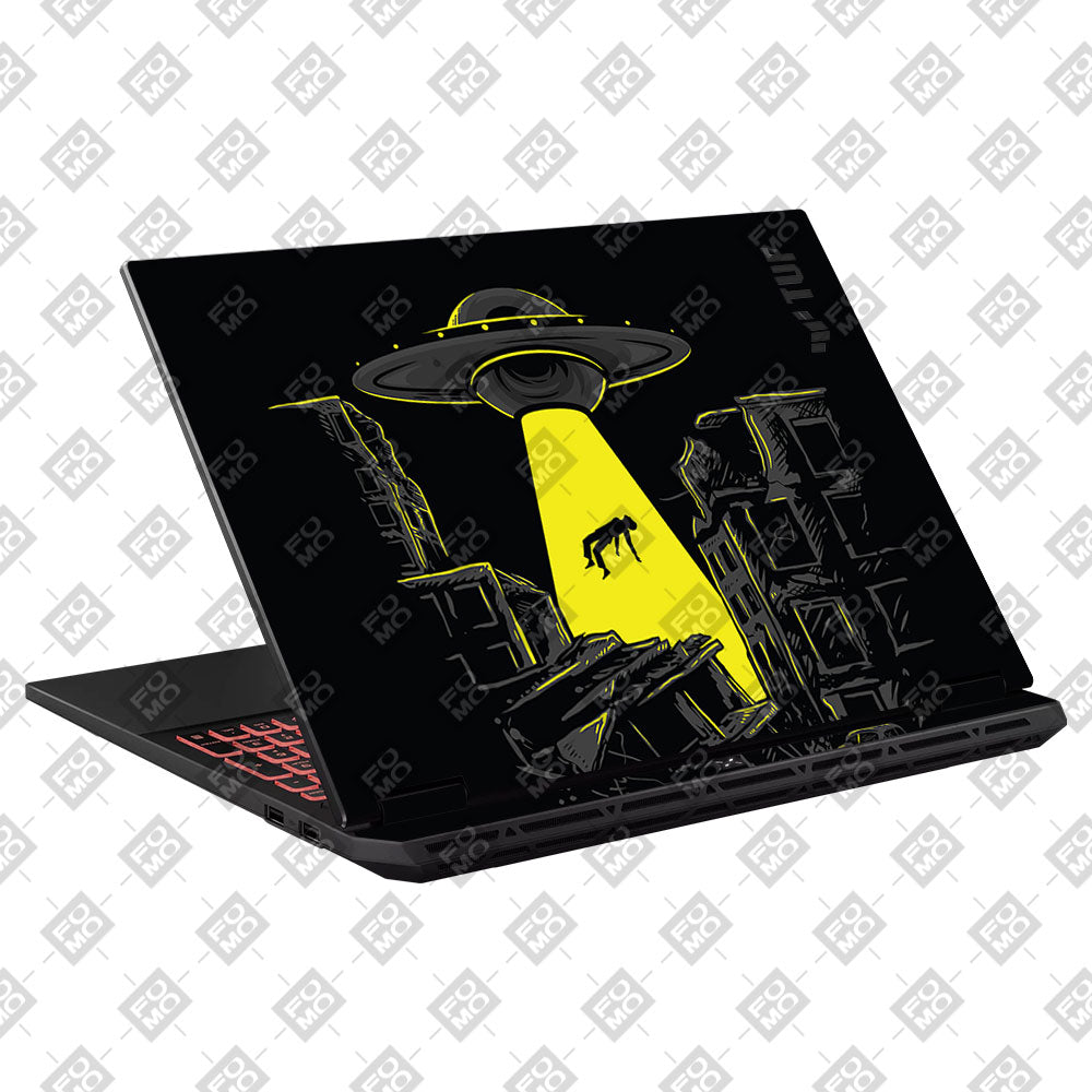 Alien Abduction Asus TUF Gaming A16 2025 Laptop Skin