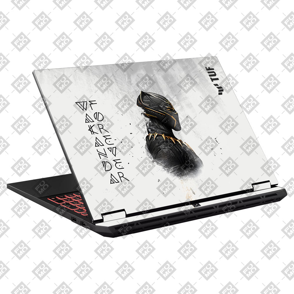 Wakanda Forever Black Panther Comic Asus TUF Gaming A16 2025 Laptop Skin