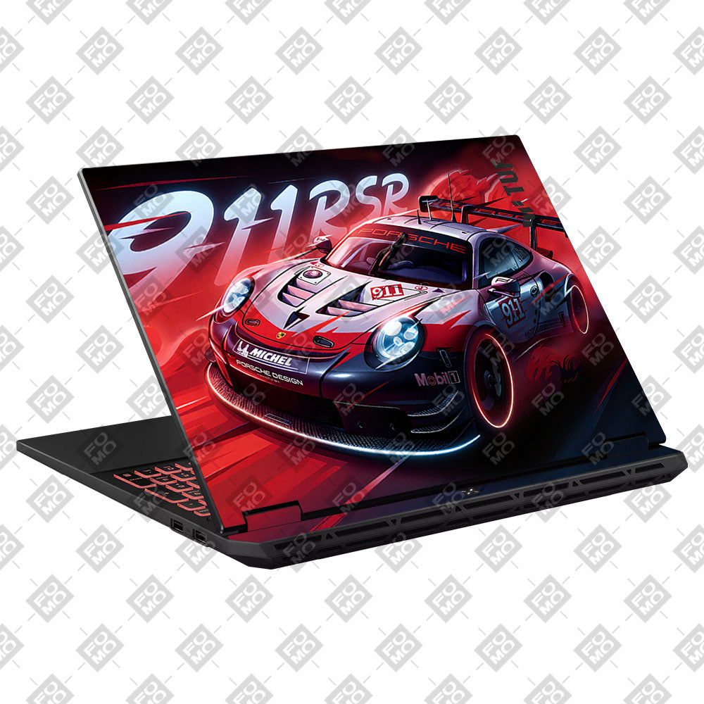 Porsche 911 RSR Asus TUF Gaming A16 2025 Laptop Skin