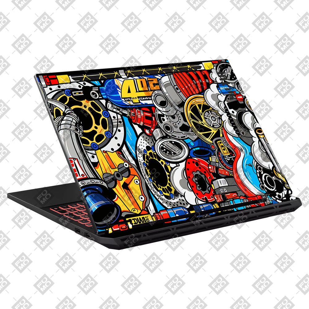 Mechanical Chaos Asus TUF Gaming A16 2025 Laptop Skin