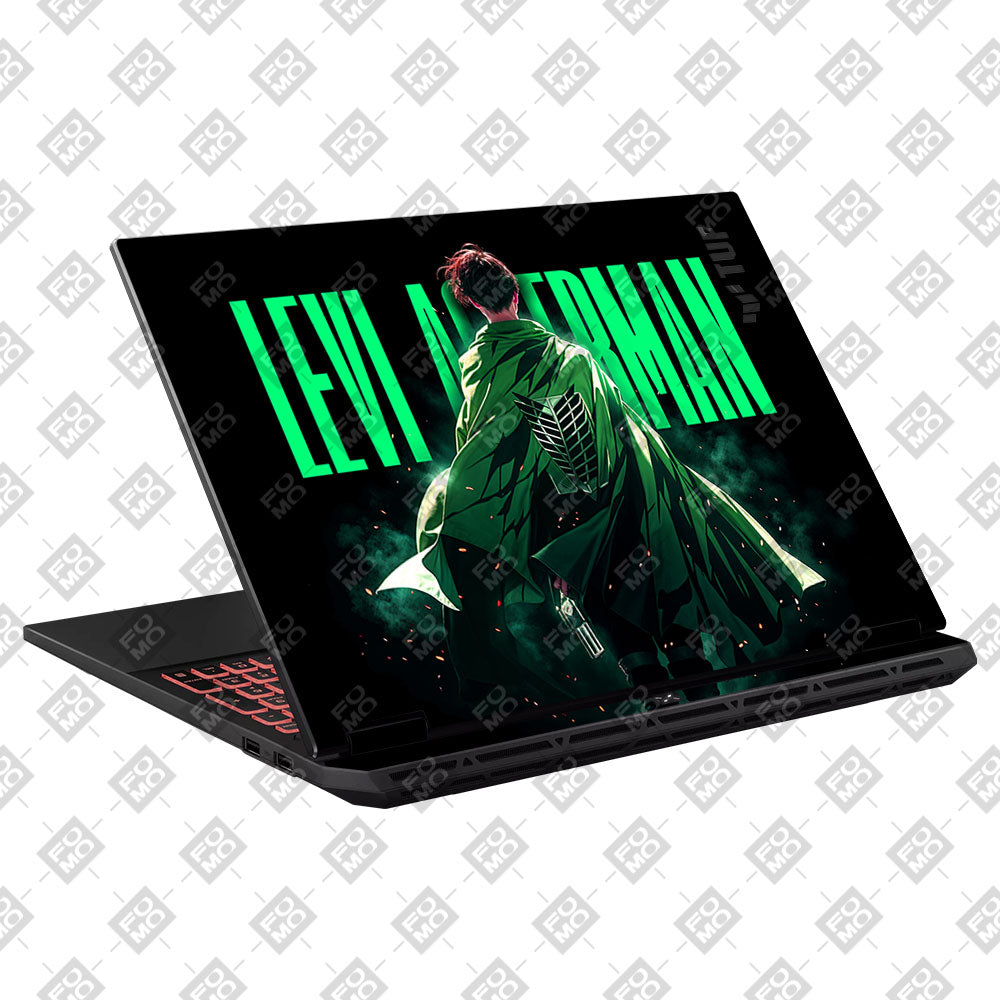 Levi Ackerman Stance Asus TUF Gaming A16 2025 Laptop Skin