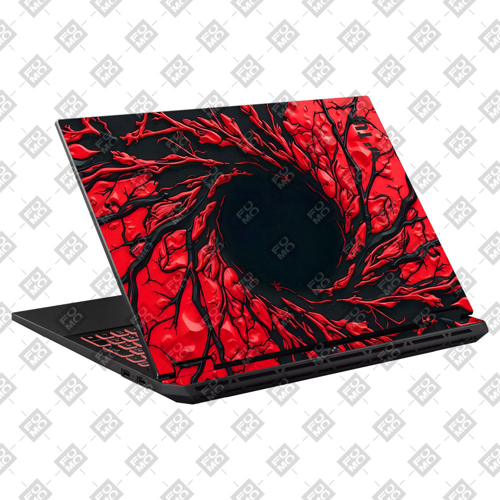 Spiderman Web Red Asus TUF Gaming A16 2025 Laptop Skin