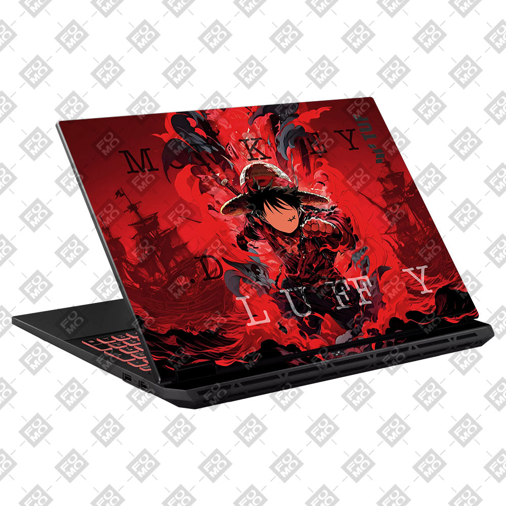 Red King Luffy Asus TUF Gaming A16 2025 Laptop Skin