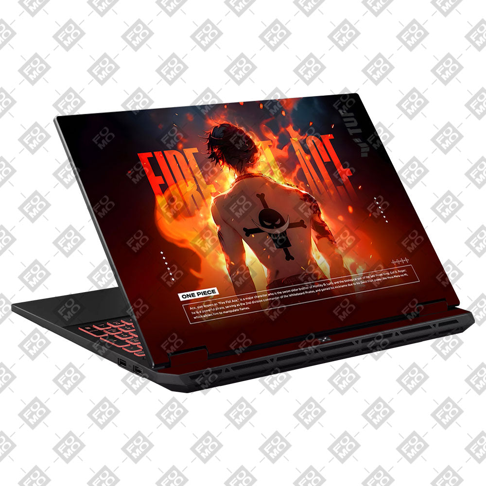 Anime Fire Pirate Asus TUF Gaming A16 2025 Laptop Skin