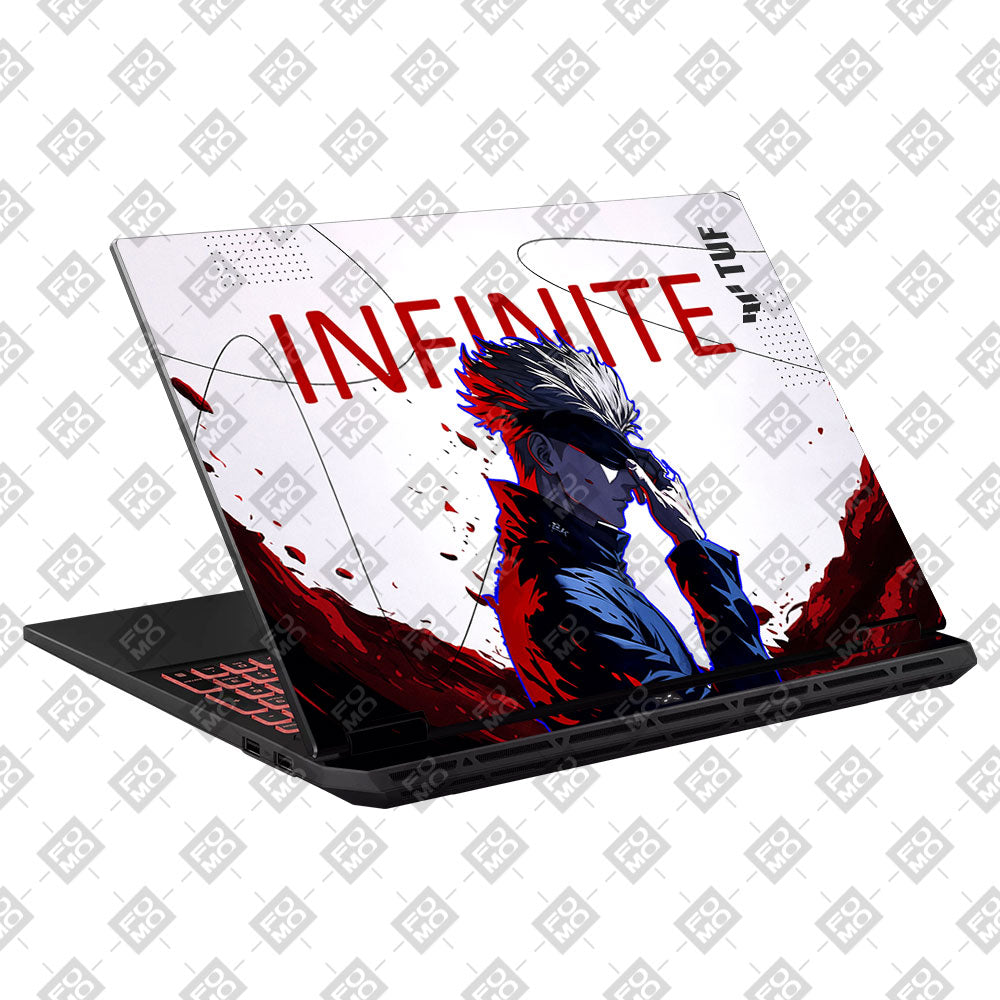 Blue Aura Sorcerer Asus TUF Gaming A16 2025 Laptop Skin