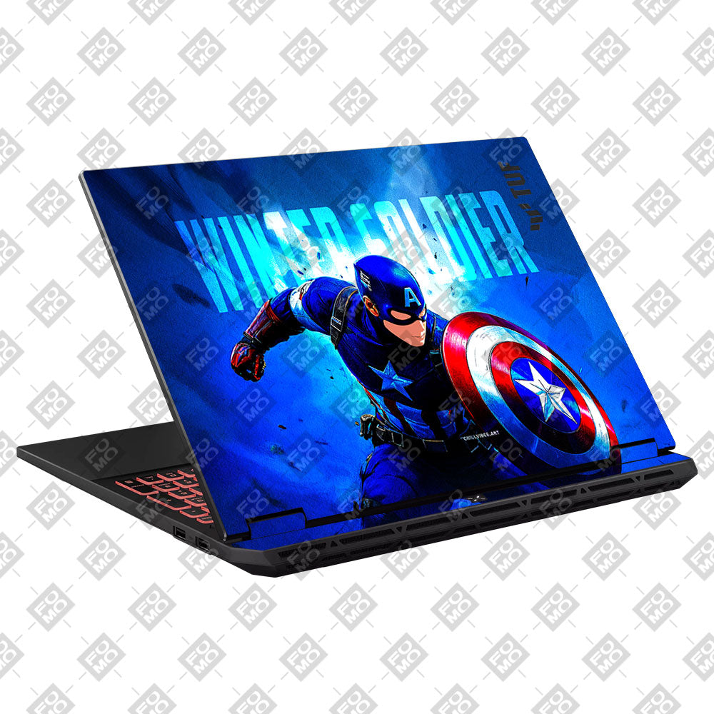 Shield of Justice Captain America Asus TUF Gaming A16 2025 Laptop Skin