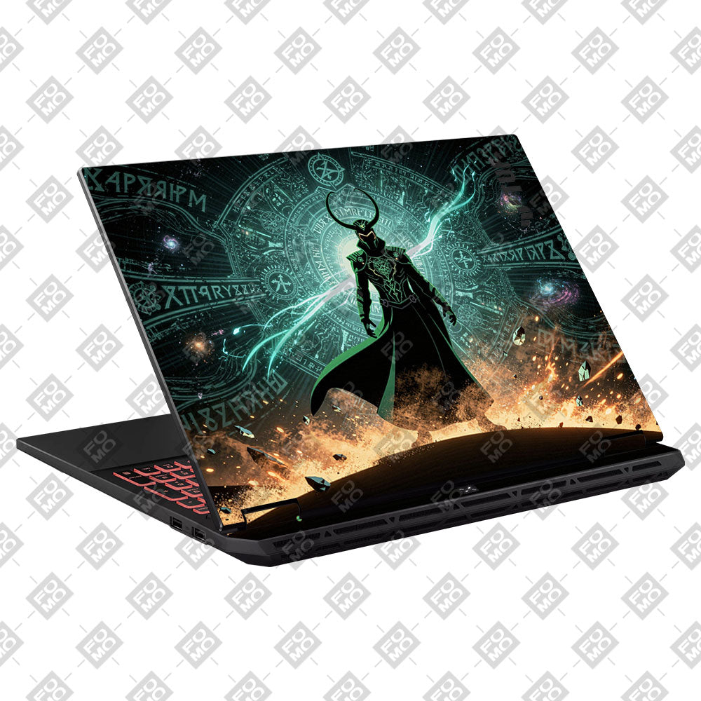 Loki God of Mischief Neon Asus TUF Gaming A16 2025 Laptop Skin