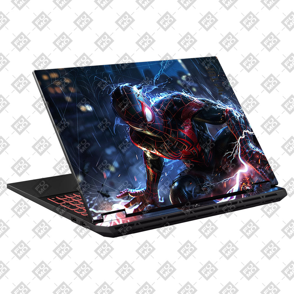 Miles Morales Shockwave Asus TUF Gaming A16 2025 Laptop Skin