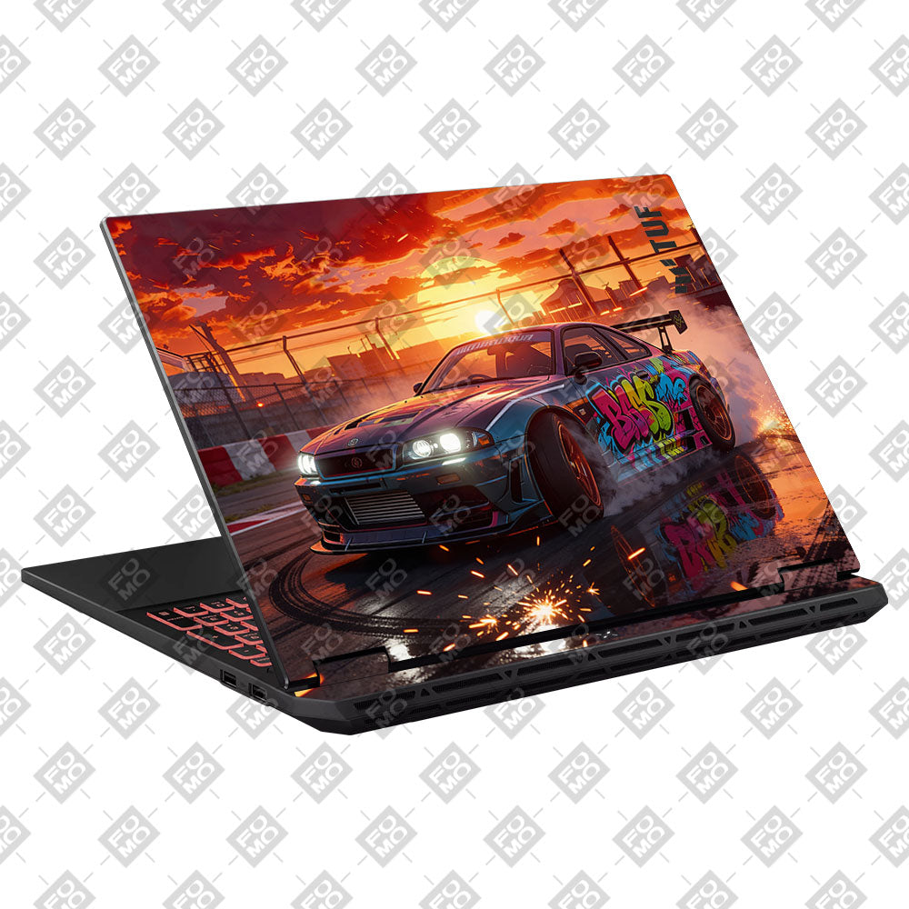 Tokyo Drift Vibes Asus TUF Gaming A16 2025 Laptop Skin