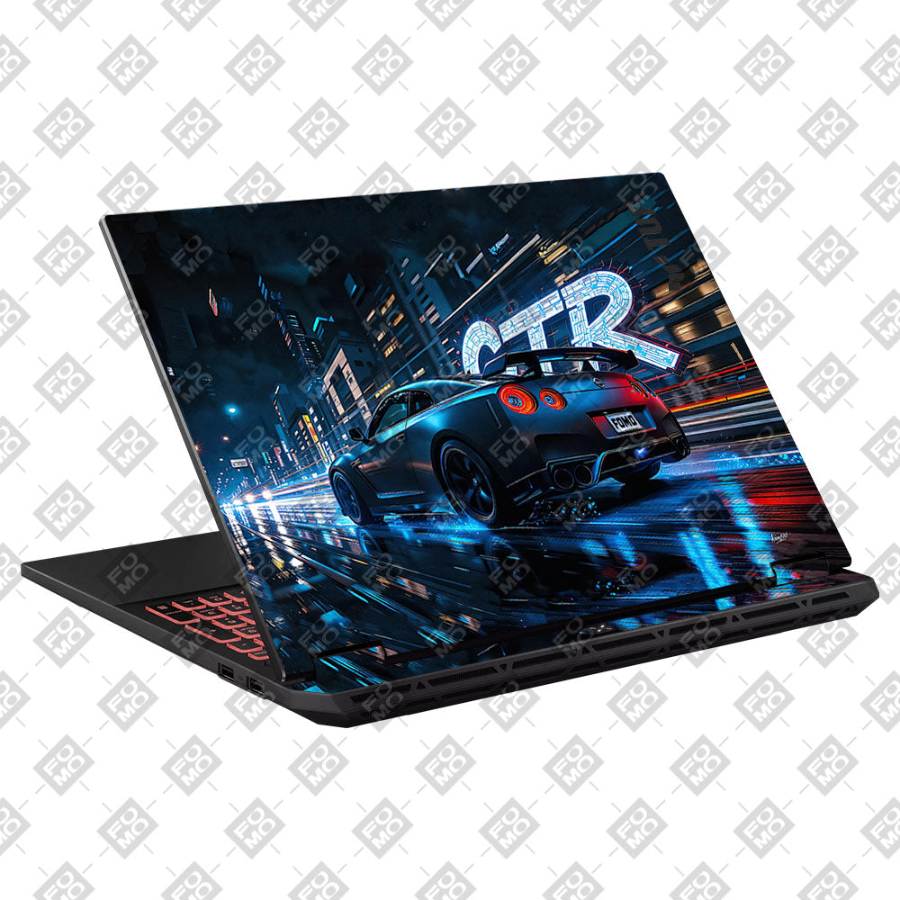 Neon GTR Nights Asus TUF Gaming A16 2025 Laptop Skin