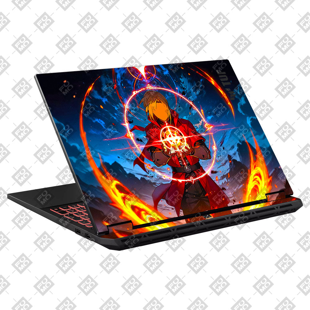 Edward Elric Fullmetal Alchemist Asus TUF Gaming A16 2025 Laptop Skin