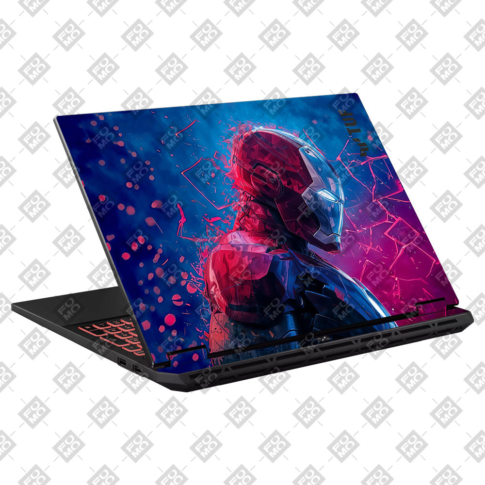 Iron Man Neon Tech Asus TUF Gaming A16 2025 Laptop Skin
