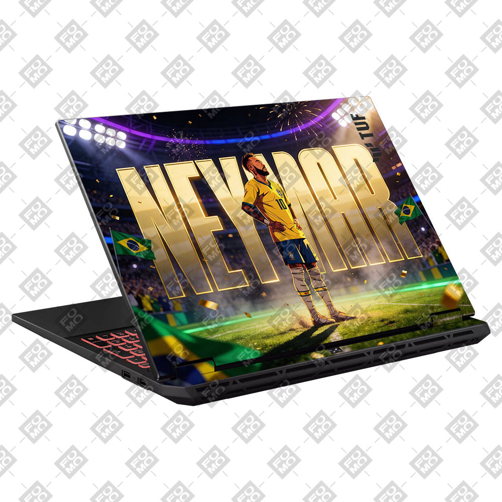 Golden Flair Aura Asus TUF Gaming F16 2025 Laptop Skin
