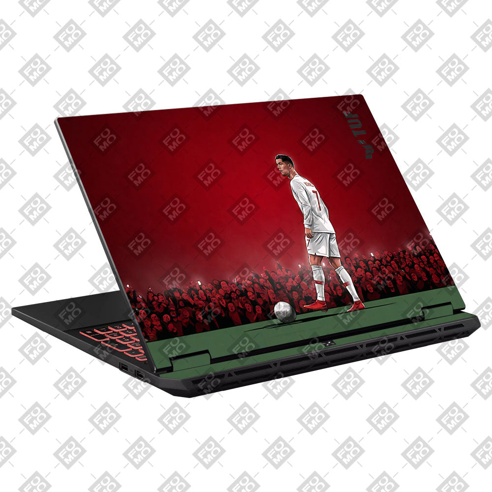 Ronaldo Cold Mode Asus TUF Gaming A16 2025 Laptop Skin