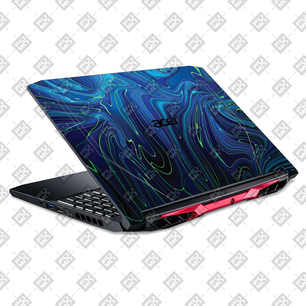 Cobalt Liquid Design Acer Nitro 5 AN515 44, 56 Laptop Skin