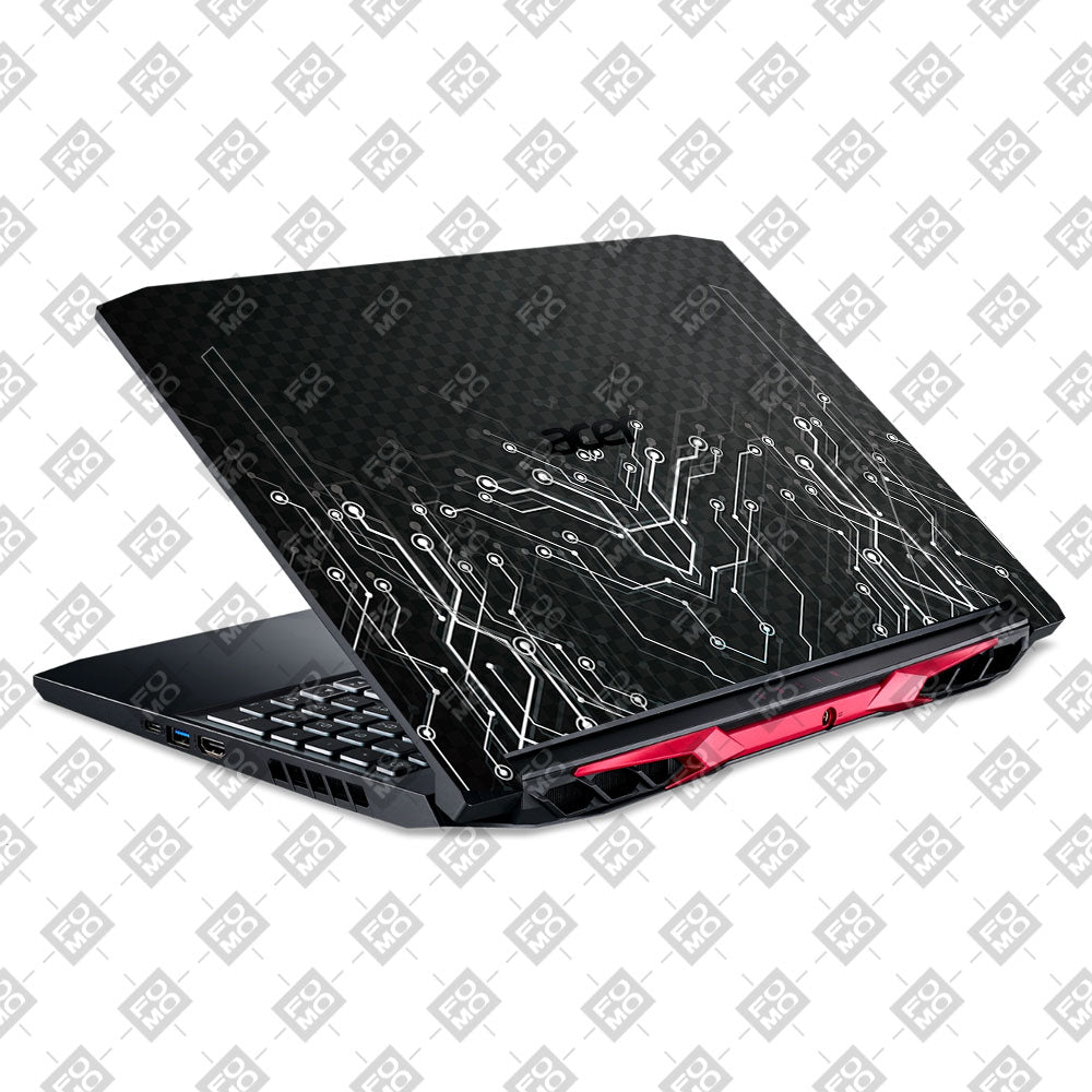 Black Digital Circuit Acer Nitro 5 AN515 44, 56 Laptop Skin
