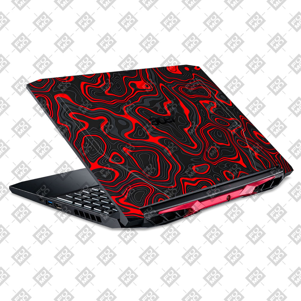 Crimson Waves Acer Nitro 5 AN515 44, 56 Laptop Skin