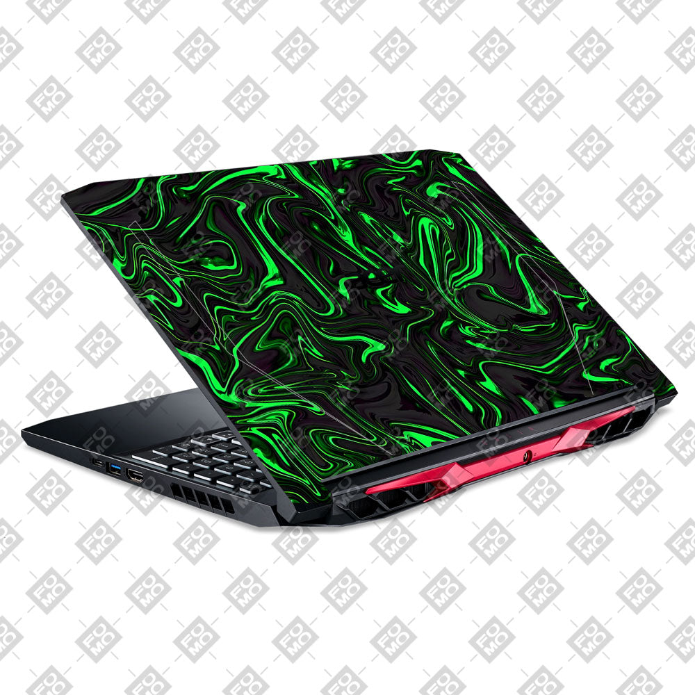 Neon Green Marble Acer Nitro 5 AN515 44, 56 Laptop Skin