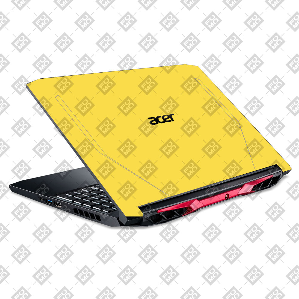 Textured Yellow Acer Nitro 5 AN515 44, 56 Laptop Skin